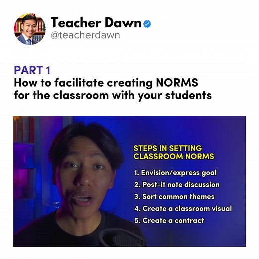 Create Effective Norms for Classroom Management