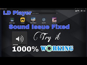 LD player Sound Problem Solution | LD Player No Sound Fix