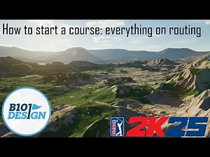 PGA Tour 2K25: How to start a course: everything on routing