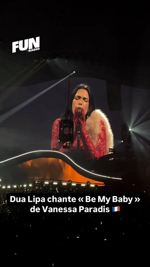 Pour sa dernière chanson surprise en France, Dua Lipa reprend « Be My Baby » de Vanessa Paradis 🩷 Juste magnifique 😍 | Fun Radio
