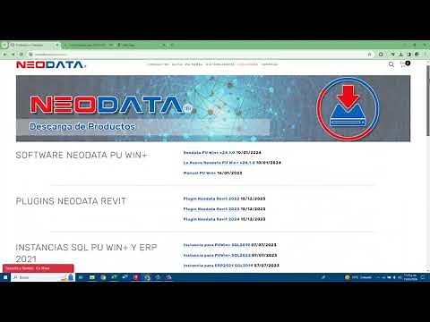 Instalar Neodata 2024 guia completa con Construbase Enero 2024