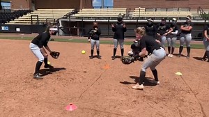 New sport alert: Glove Pong 👀🏓 #NCAASoftball x 🎥 TW/PurdueSoftball | NCAA Softball