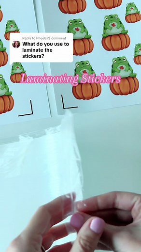 Easy Sticker Laminating with Pouches: Cricut & More!