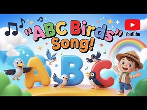 🐦 Alphabet Bird Rhyme for Kids 🅰️🔤 Learn ABC with Fun Birds | A to Z Learning Song | #abcalphabet .