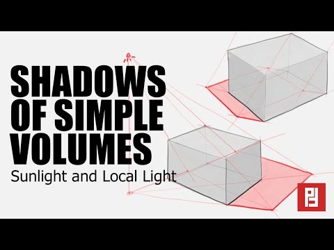 Learning to Cast Shadows of Cubes in Perspective