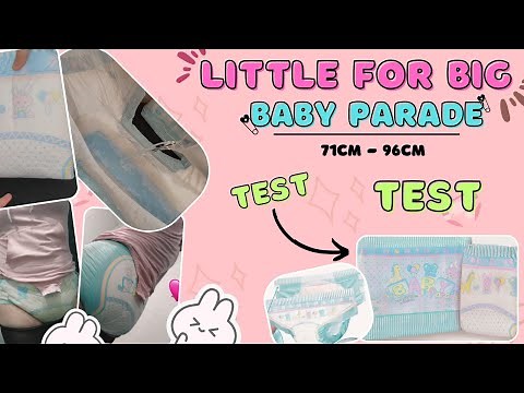 LFB Baby Parade Windel Test: Design & Saugkraft | Little for Big Print Windel Test | Snuggle Labs