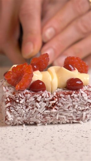 Chef Lisa is putting a twist on a classic - Red Velvet Lamingtons made with our rich, creamy Anchor Food Professionals Cream Cheese. Soft, decadent and seriously irresistible... | Anchor Food Professionals AU