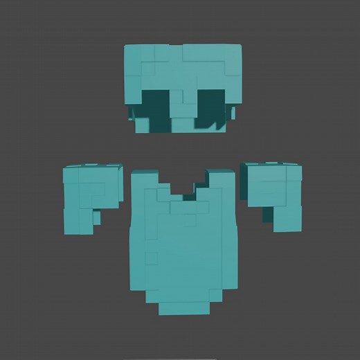 Life Sized 3D Printable Minecraft Armor STL - Etsy