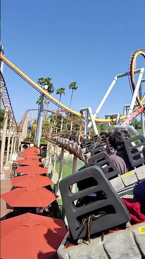 4K Back POV on the Jaguar 😃! #knottsberryfarm #rollercoaster #coaster