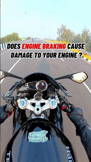 Does engine braking cause damage to your engine? #bikes #motorcycletips #automobile #tipsandtricks