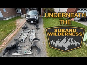 Skid Plate & Splash Guard Removal | Subaru Wilderness.
