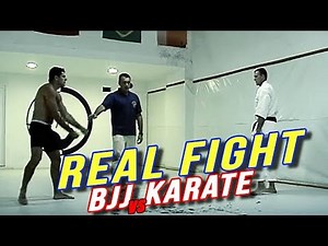 No rules fight - BJJ vs Karate