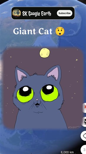 i found World biggest two cat on Google map and google earth #skgoogleearth #viral #map #shorts