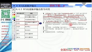 信捷PLC视频096课PLSR 带有加减速时间的脉冲输出指令