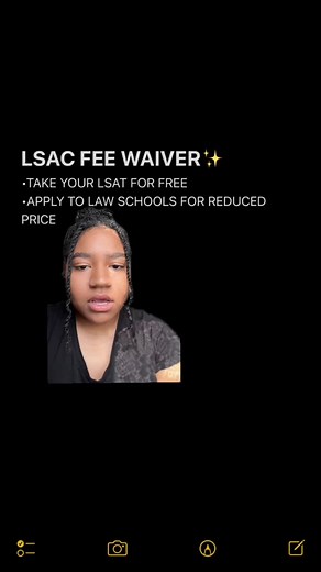 The LSAC fee waivers allow you to save money when applying to law school and taking the LSAT. Feel free to dm or comment for more info #lawschool #futurelawyers #urm #lsatprep #lsatstudying #blackprelaw #prelaw #applyingtolawschool #lawschooljourney #blackgirlsdolaw #firstgenerationstudent #greenscreen