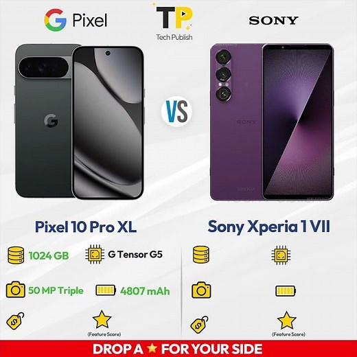 Pixel 10 Pro XL vs Xperia 1 VII – Flagship Showdown!