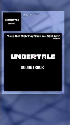 Power of NEO VS Song That Might Play When You Fight Sans 🎶 Which Undertale song is better?