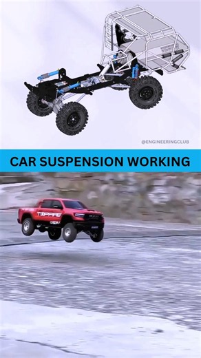 Stop ignoring your car's suspension ⚠️ #cars #engineering