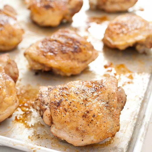 Oven-Roasted Chicken Thighs | America's Test Kitchen