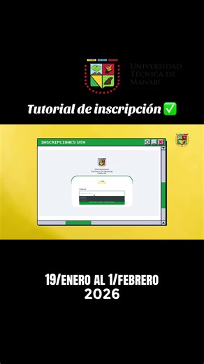 Tutorial OFICIAL de inscripción a la @UTM desde el 19/enero al 1/febrero 2026 ✅ #admision #ingresoalaU