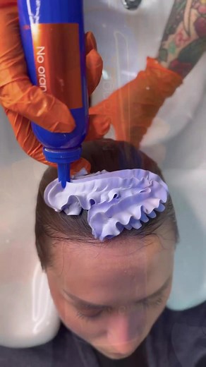 Fanola No Orange Blue Foam for Brown and Colored Hair