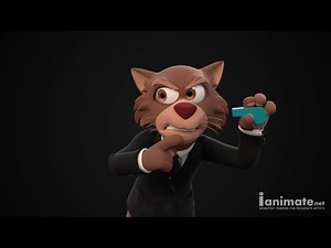 iAnimate.net character Jeeves - blow this whistle