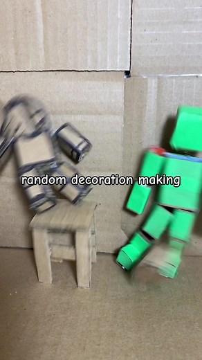 I dont even know what i wa smaking hut it ended up a stool and a ladder thing #ragdoll #lupatricaa #fyp #cardboard #craft #foryou #foryoupage #socool