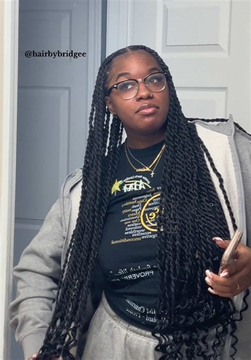 ISLAND TWIST 😍😍😍 FOLLOW US ON IG! #fypシ #braids #ncat #greensboronc #hairbybridgee