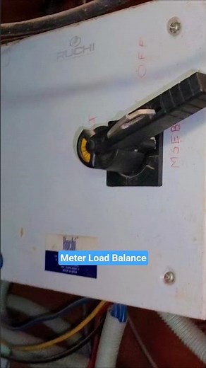 Meter Load Balance #Electrical work #electrical #shorts