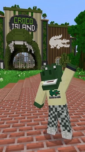 Lacoste | Say hi 👋 to Croco Island 🗺. Now, it’s your chance to explore one very snappy @minecraft map featuring parkour, tennis and, of course,... | Instagram