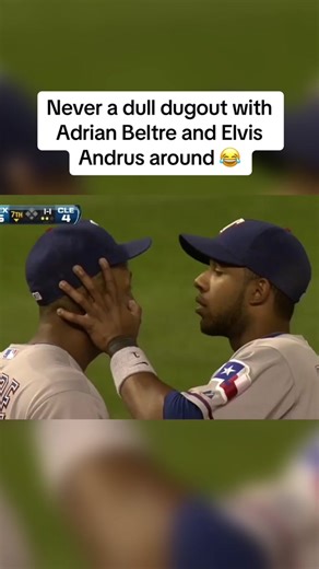 Adrian Beltre and Elvis Andrus Baseball Antics