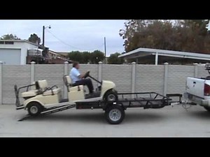 Echo Trailers Golf Cart Video