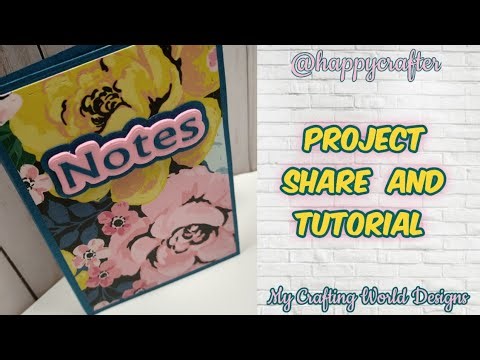 Notepad Holder Tutorial | My Crafting World Designs