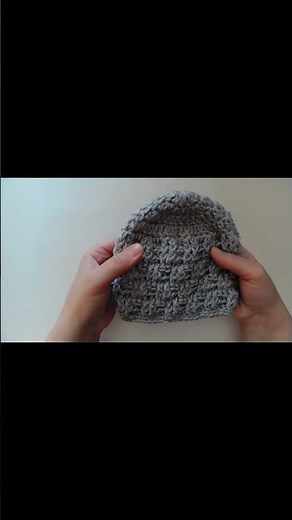 How To Crochet Easy Baby Hat In Size 3-6 Months / Step-By-Step Tutorial