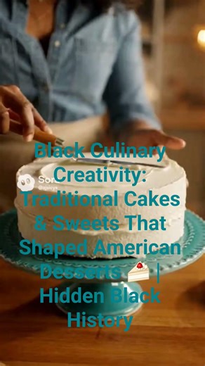 Black Culinary Creativity: Traditional Cakes & Sweets That Shaped American Desserts 🍰 | #dessert