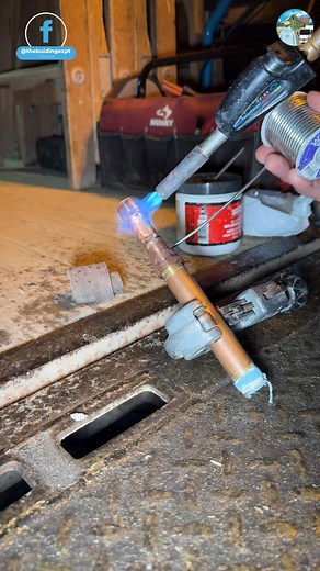 Custom Shower Arm Extension #plumbing #soldering #solderingcopper #solderingskills #solderingtips #bathroomplumbing | The Building Expert