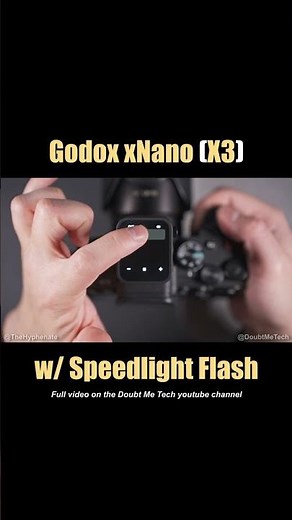 Godox xNano (X3) Wireless Flash Trigger w/ Speedlight Flash [ V860 III Connect/Link Tutorial ]
