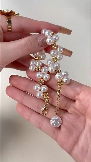 🤍 Simple Pearl Bracelet DIY | Elegant Handmade Jewelry