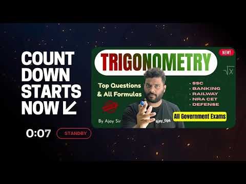 Most Important Trigonometry ONE SHOT 📐 | PYQs + Shortcuts