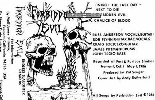 Forbidden Evil – Endless Slaughter - Demo 86 (1986, Cassette)