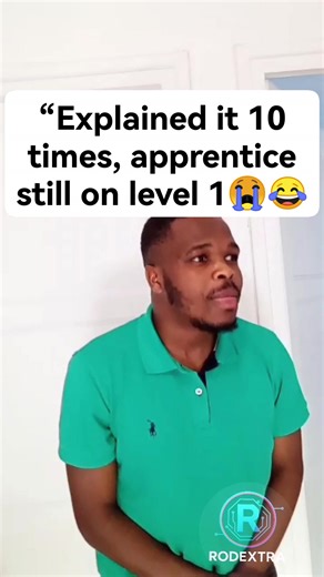2.6K views · 13 reactions | “Explained it 10 times, apprentice still on level 1  #foryoupage #fyp #haitian #viral #mmmmm | Rodextra Dex | Facebook