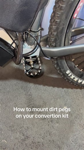 How to Install Pegs on Your Ebike Conversion Kit