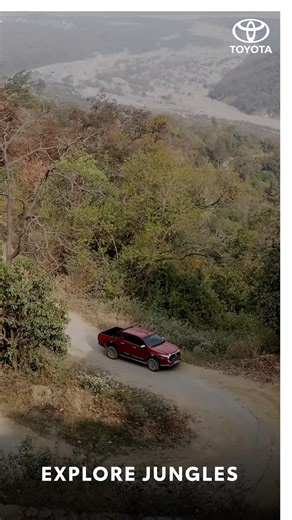 The Toyota Hilux is built for #awesome off-roading adventure. Visit https://www.toyotabharat.com/showroom/hilux/ to book a test drive today. #ToyotaIndia #LiveAFullerLife | Toyota India