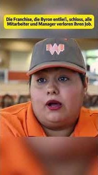 Die Franchise, die Byron entließ, schloss, alle Mitarbeiter und Manager verloren ihren Job.#shorts
