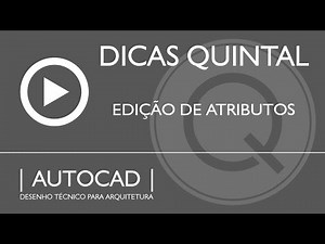 EDITANDO ATRIBUTOS NO AUTOCAD #02