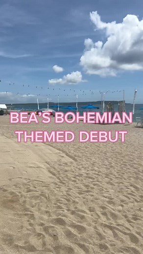 Bohemian Themed Beach Party for Bea's 18th Birthday