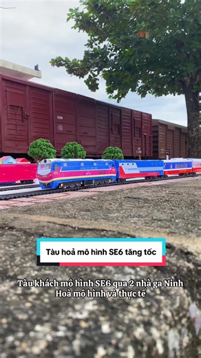 Mời cả nhà xem tàu hoả lô hình trên kênh Youtube của chúng mình ạ #viral #train #trending #kids #model