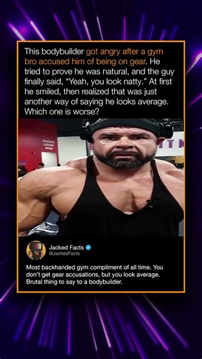 This bodybuilder got angry after a gym bro accused him of being