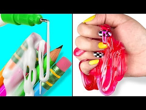 1 INGREDIENT SLIME 💦 Testing SCHOOL SUPPLIES Recipes