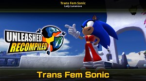 Trans Fem Sonic Mod for Unleashed Recompiled | UR Mods